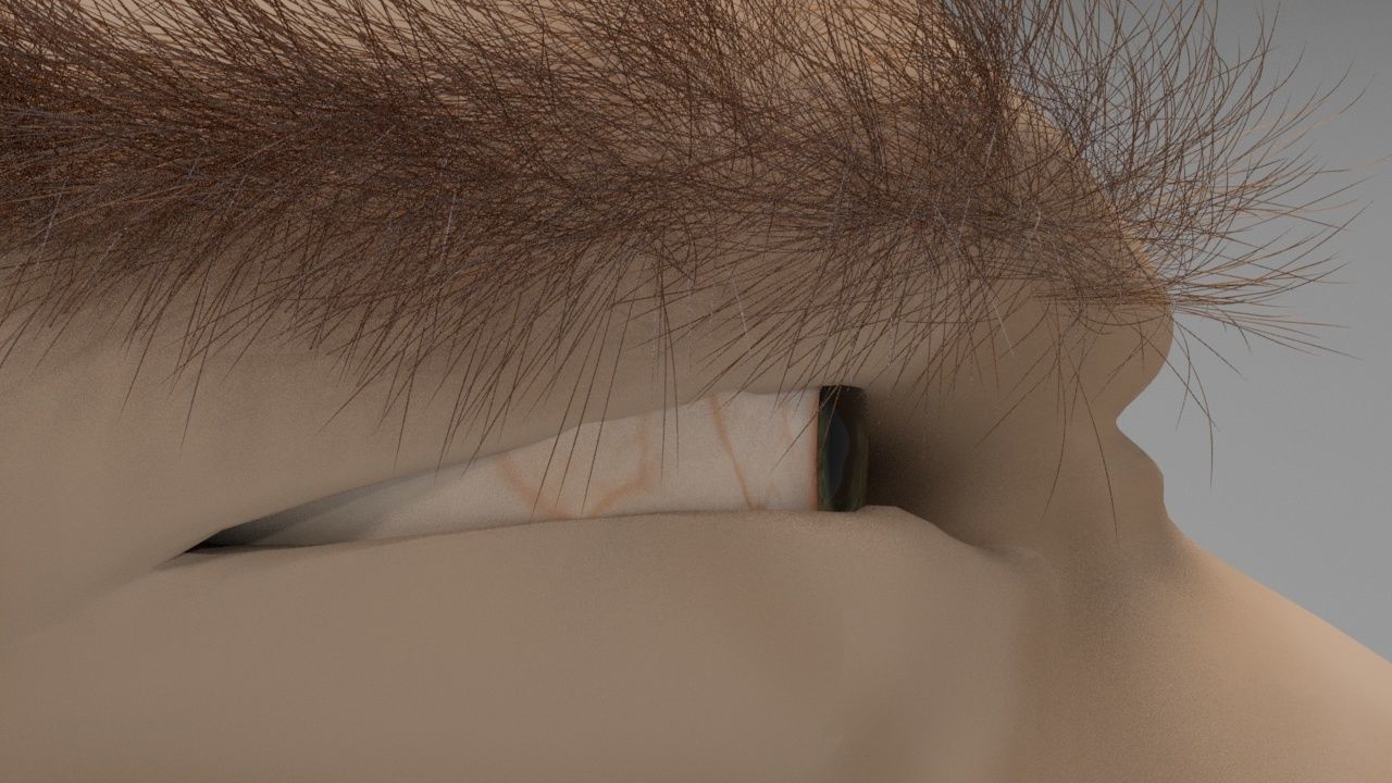 cowboy cartoon character 3D model_10