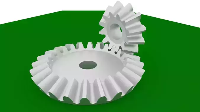 Bevel Gears Three pairs 3D print model