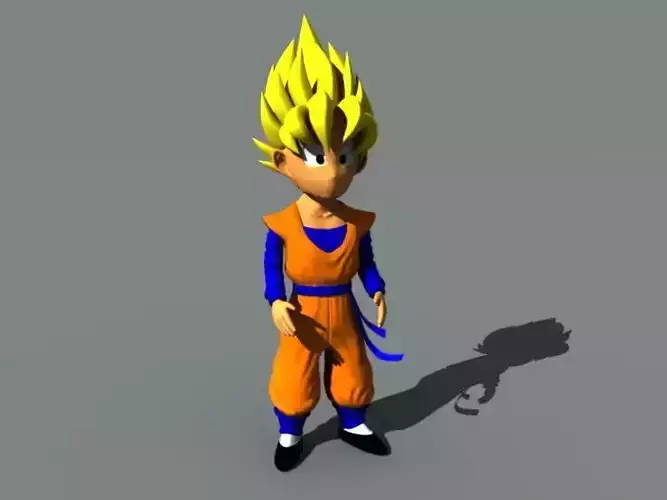 Son Goku 3D Anima Model