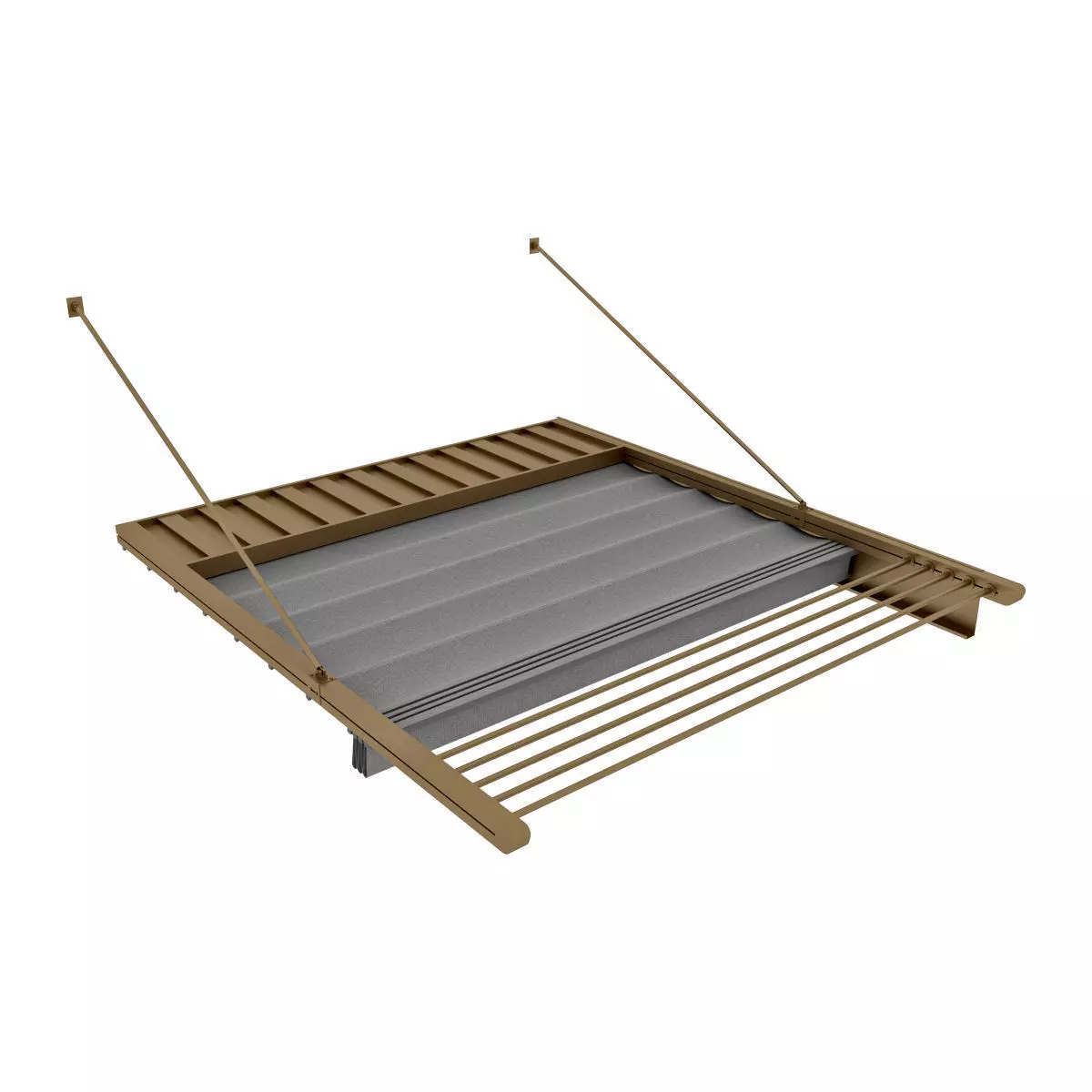 Motorized Pergola 1 Bronze 3D model