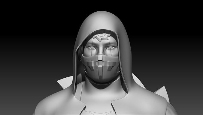 Warrior High poly Zbrush project 3D model