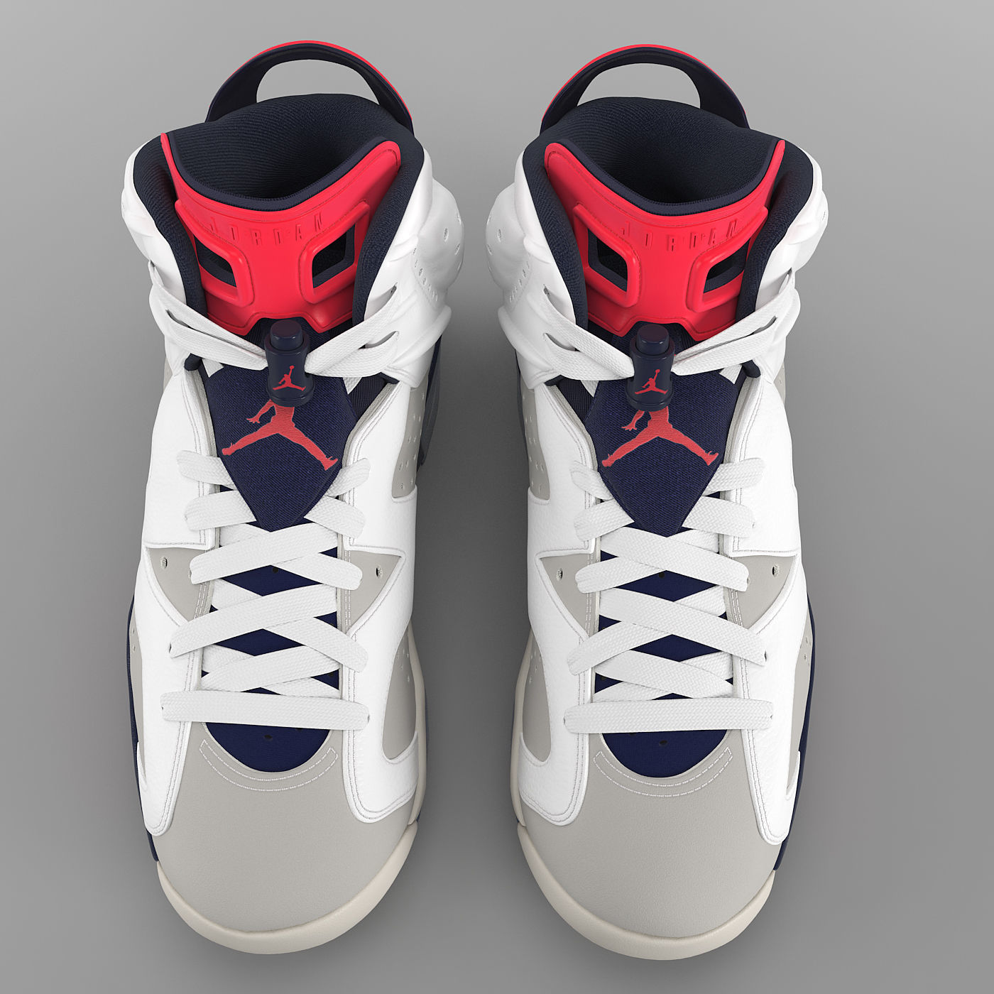 Jordan 6 Retro Tinker PBR Ready Low-poly 3D model_5