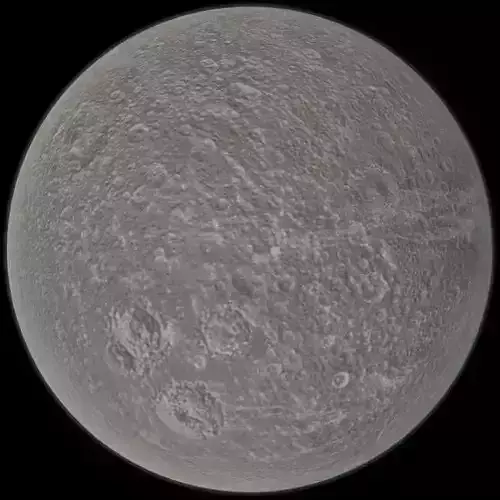 Dione surface of saturn