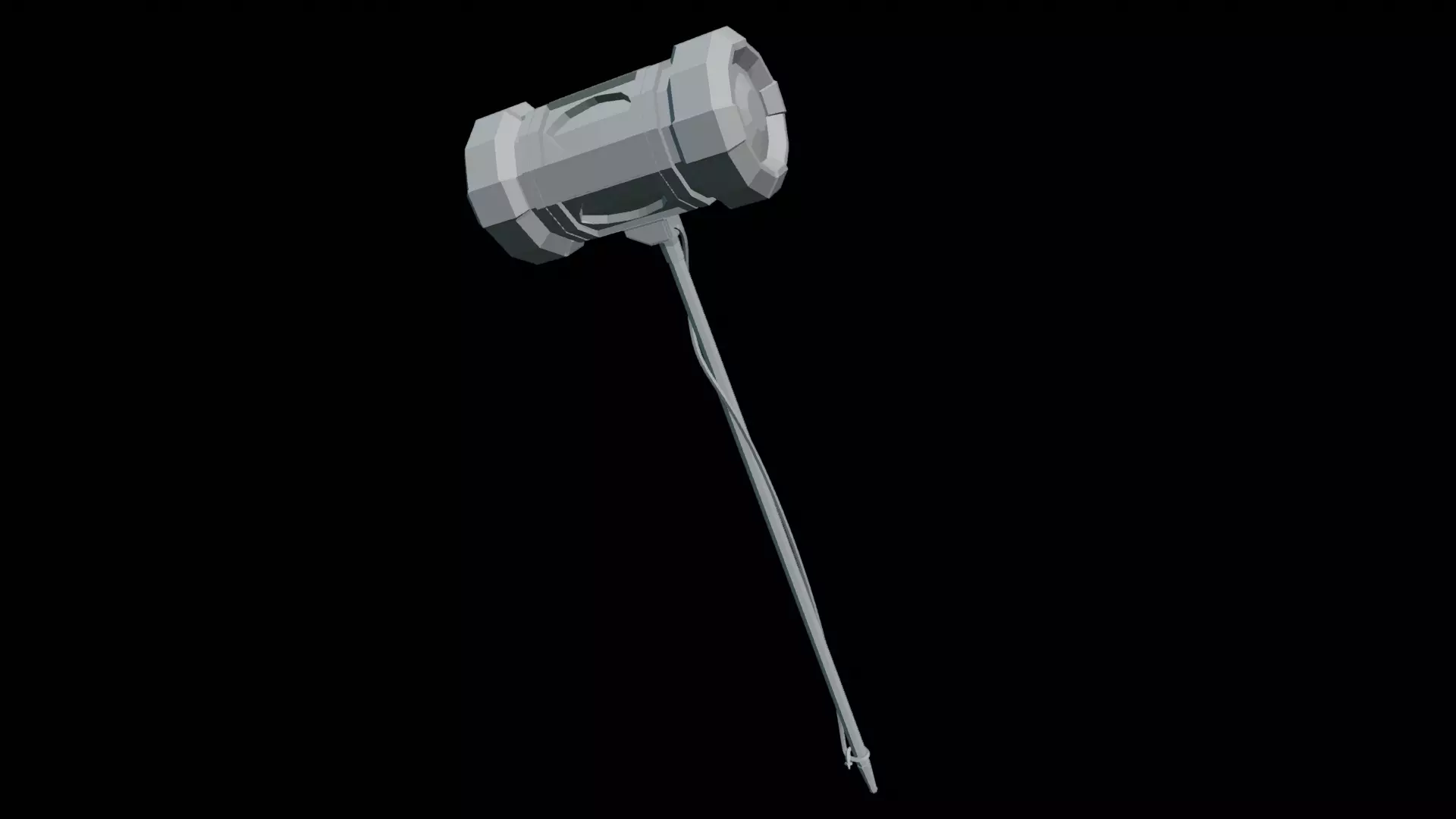 Power Hammer Free low-poly 3D model