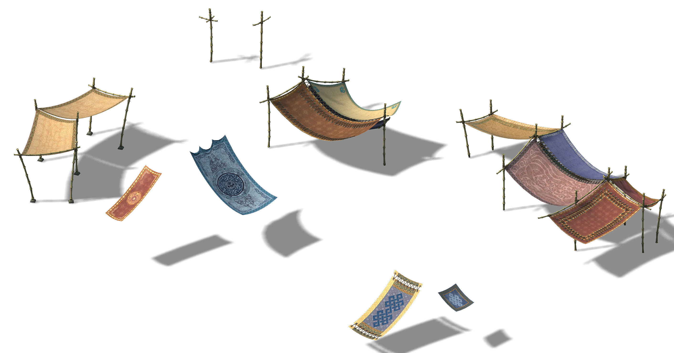 Rocking Mountain - Stone - Long body 01 3D model_1