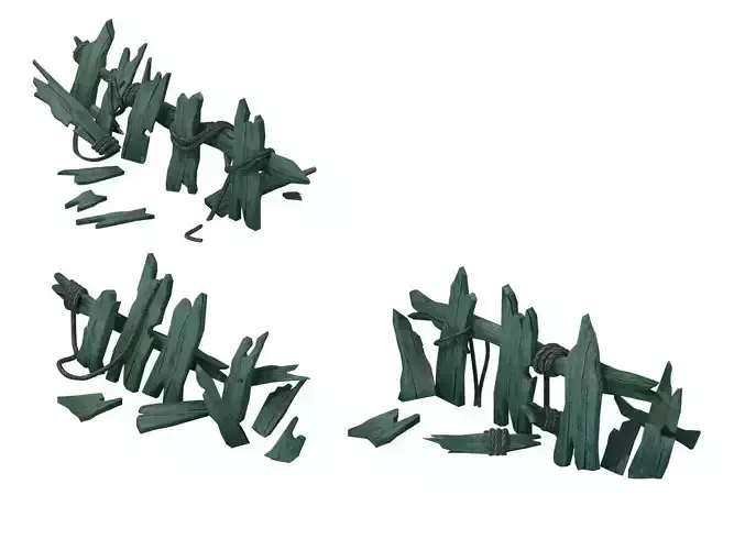 Broken - wooden bar 1-3