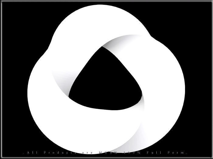 Twisted Ring Low-poly 3D model_1