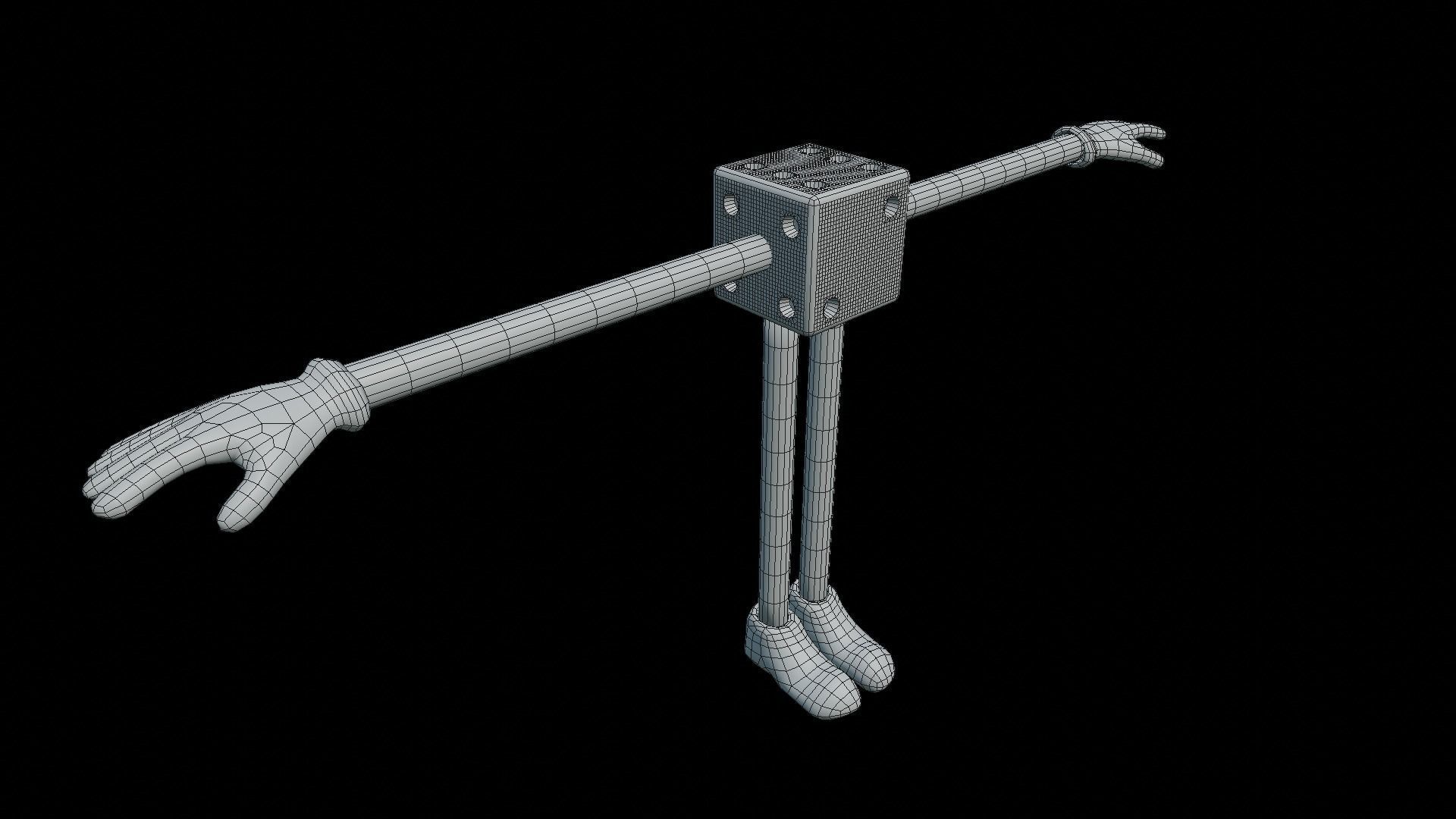 The Brothers Dice Free 3D model_1