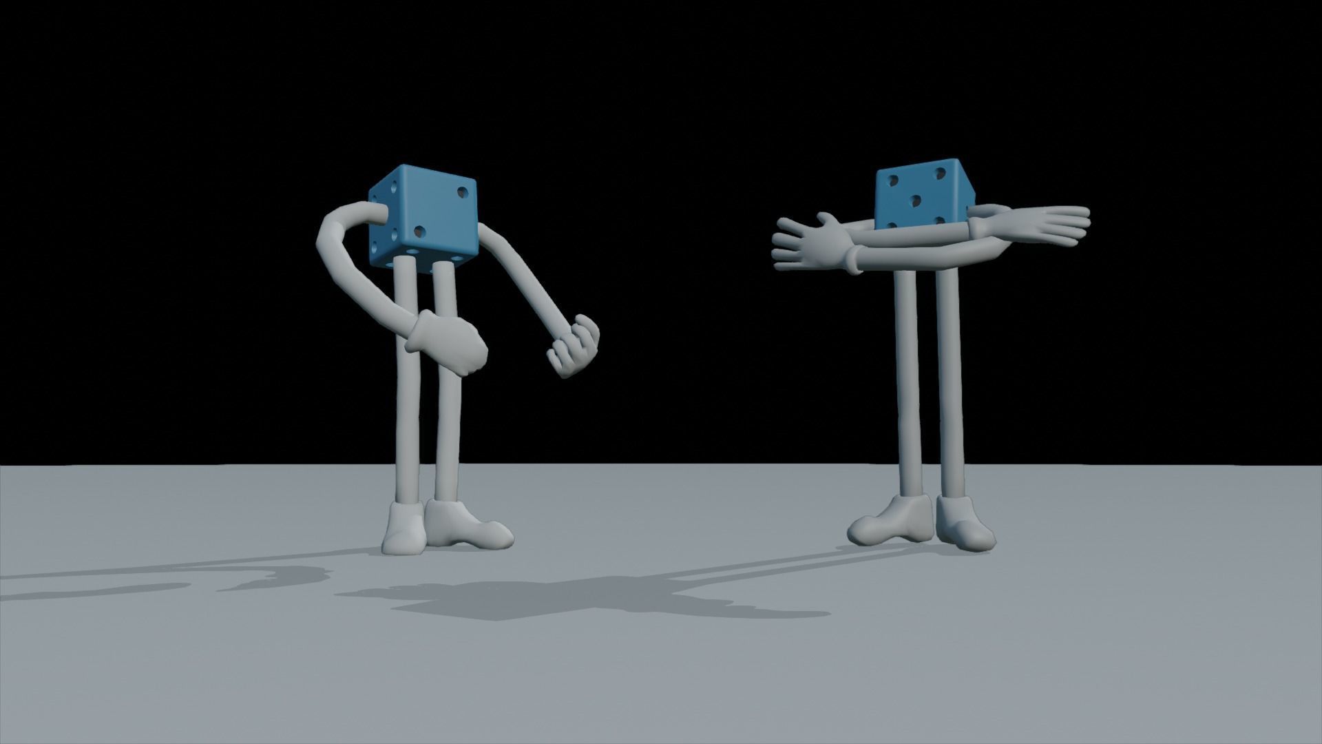 The Brothers Dice Free 3D model_4