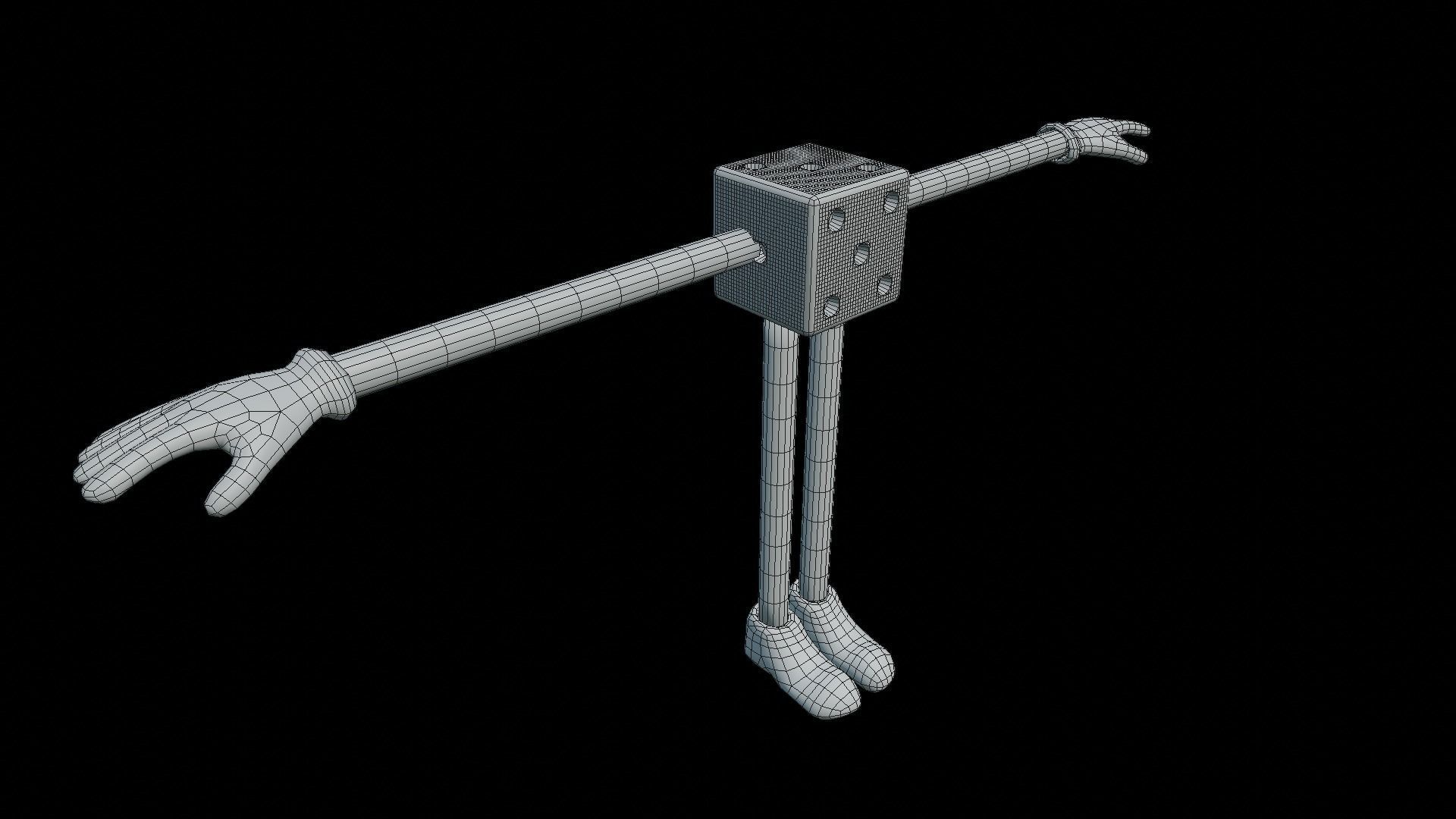 The Brothers Dice Free 3D model_3