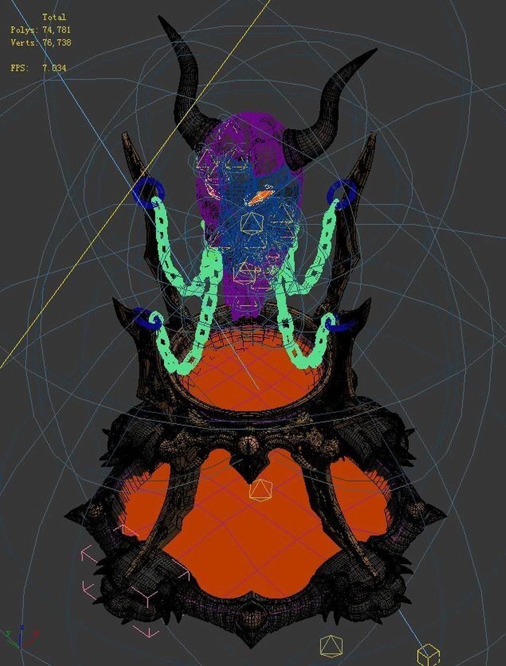 Grimace - Brazier 01 3D model_3