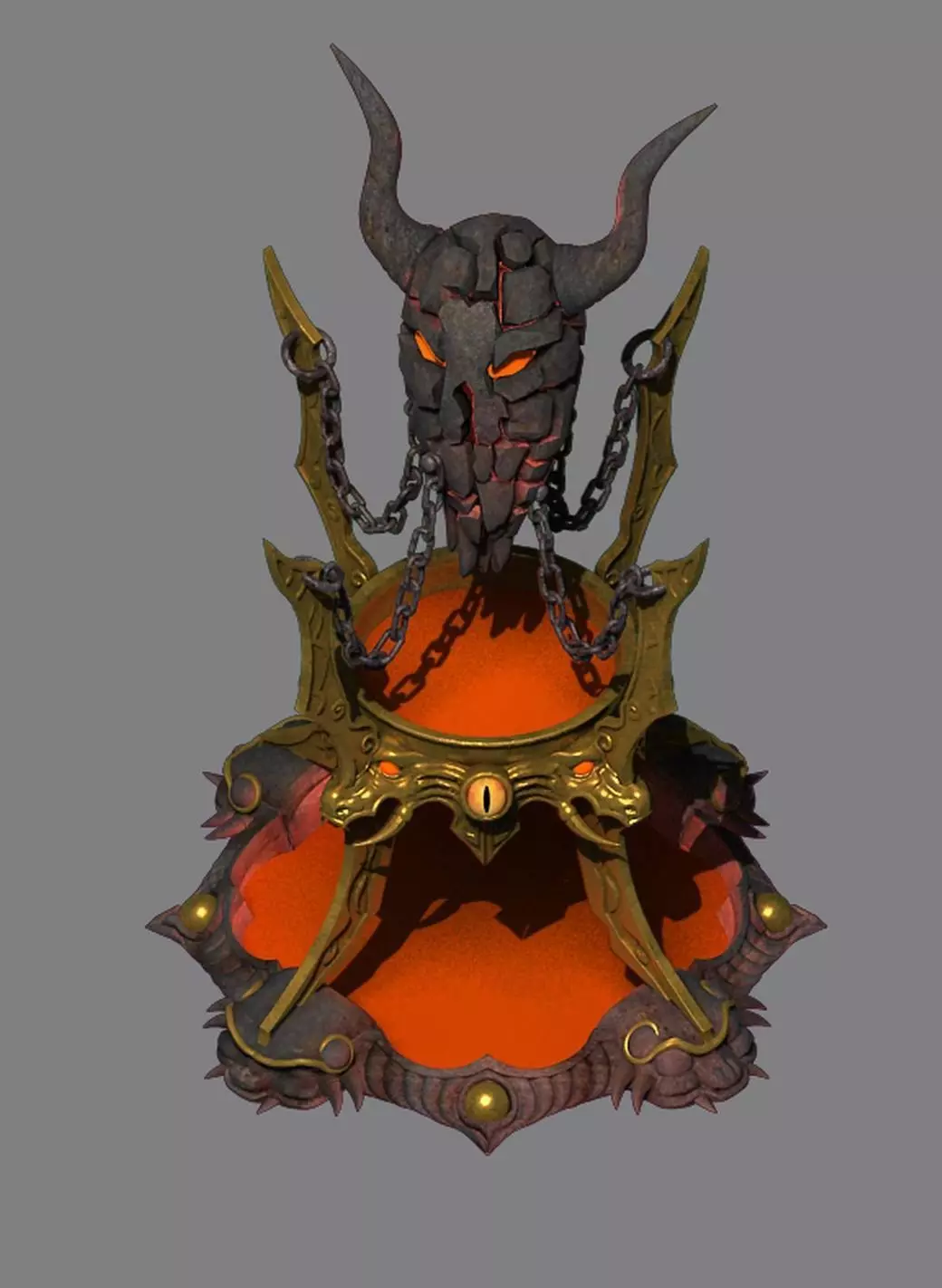 Grimace - Brazier 01 3D model_0