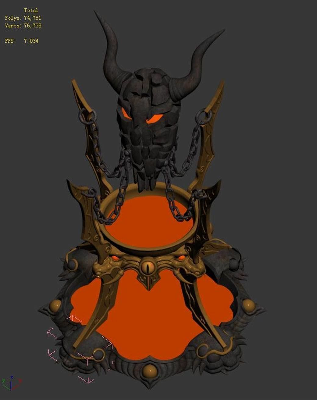 Grimace - Brazier 01 3D model_2