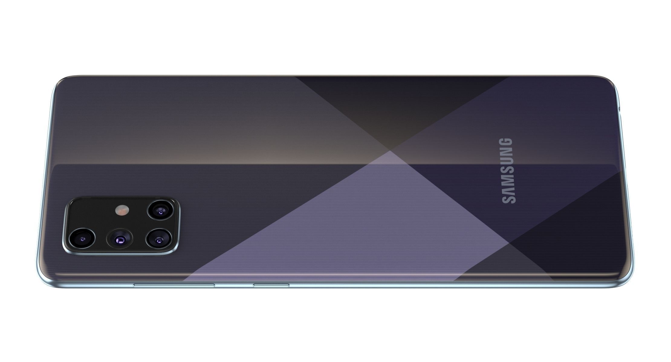 Samsung Galaxy A71 Prism Crush Black  3D model_2