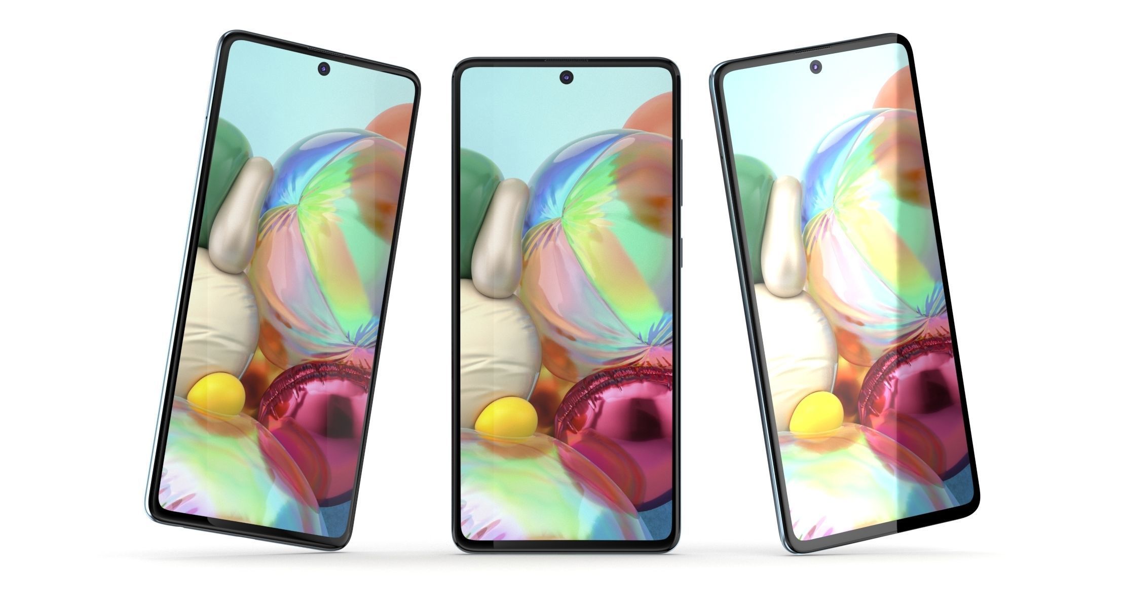 Samsung Galaxy A71 Prism Crush Black  3D model_9