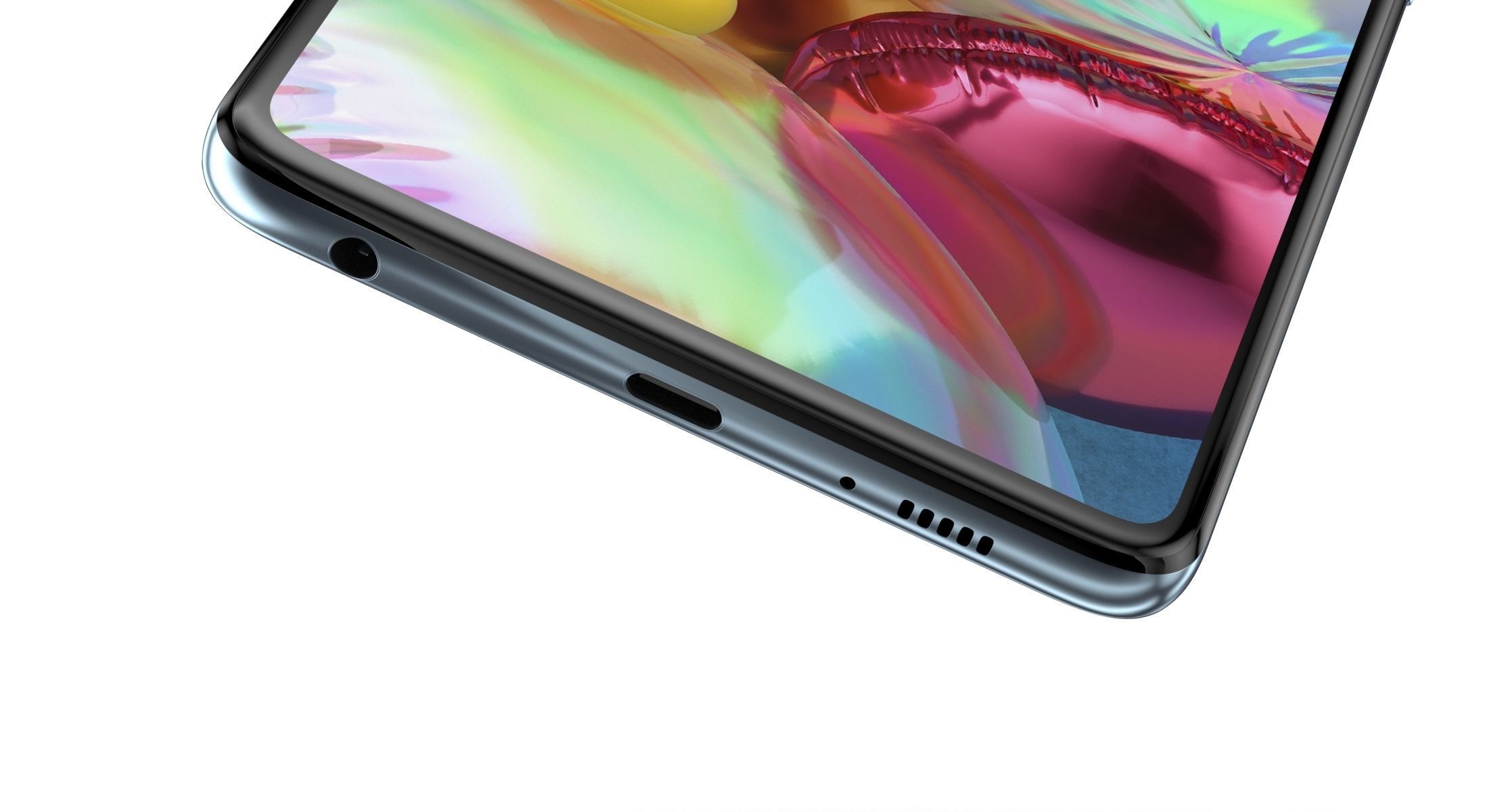 Samsung Galaxy A71 Prism Crush Black  3D model_5