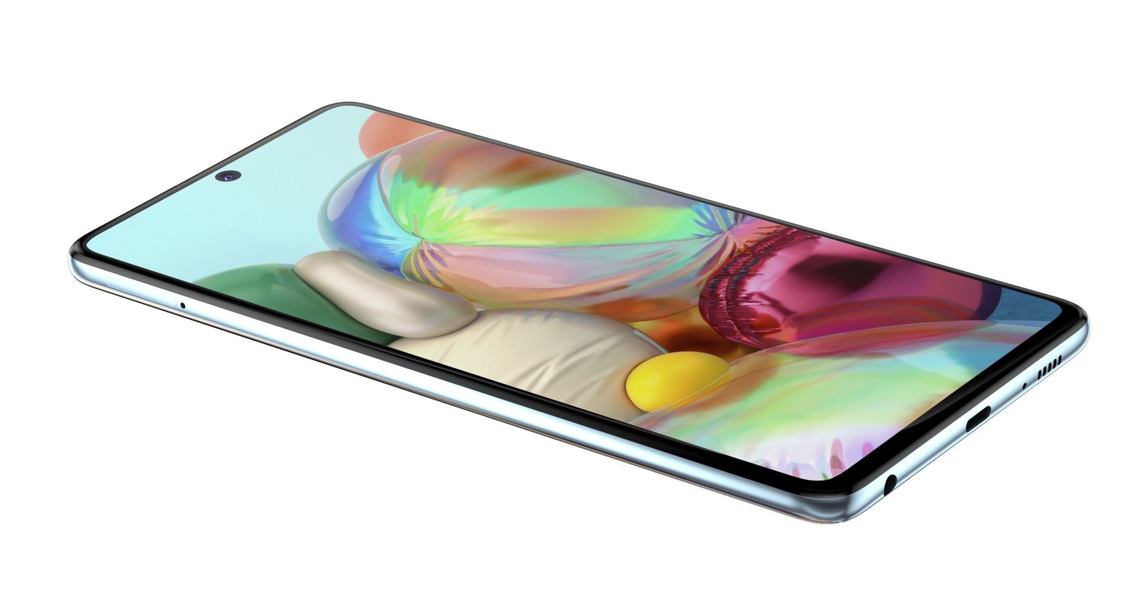 Samsung Galaxy A71 Prism Crush Black  3D model_4