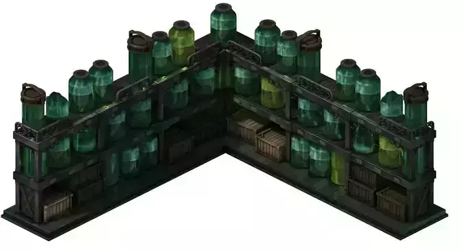 Church Hospital - specimen wooden frame 04