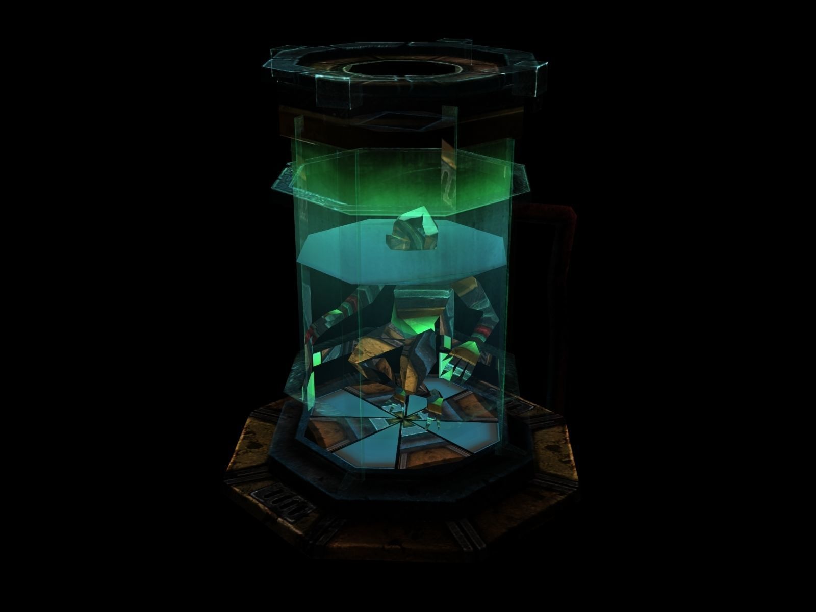 Church Hospital - Specimen Container 02 3D model_3