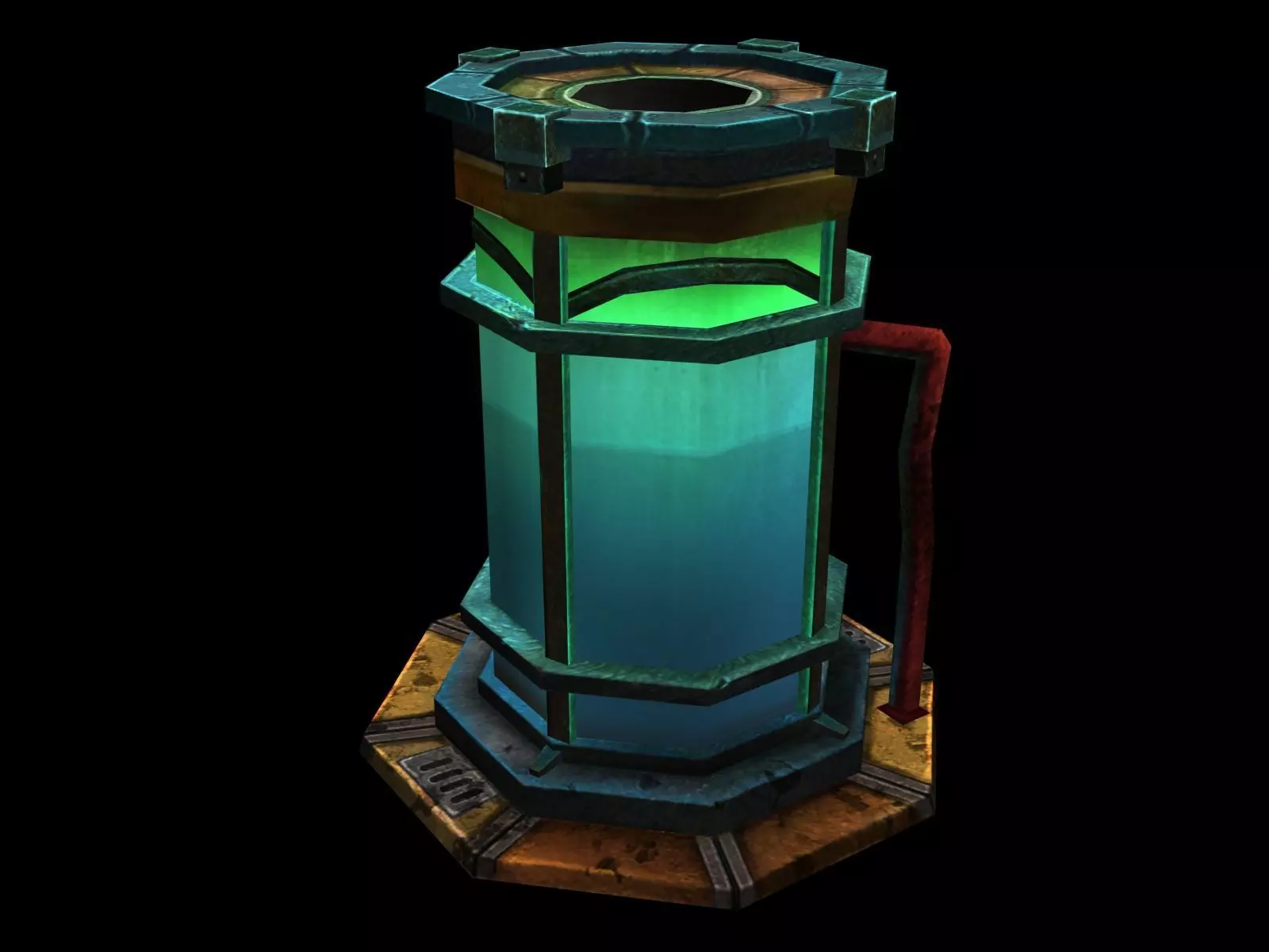 Church Hospital - Specimen Container 02 3D model_0