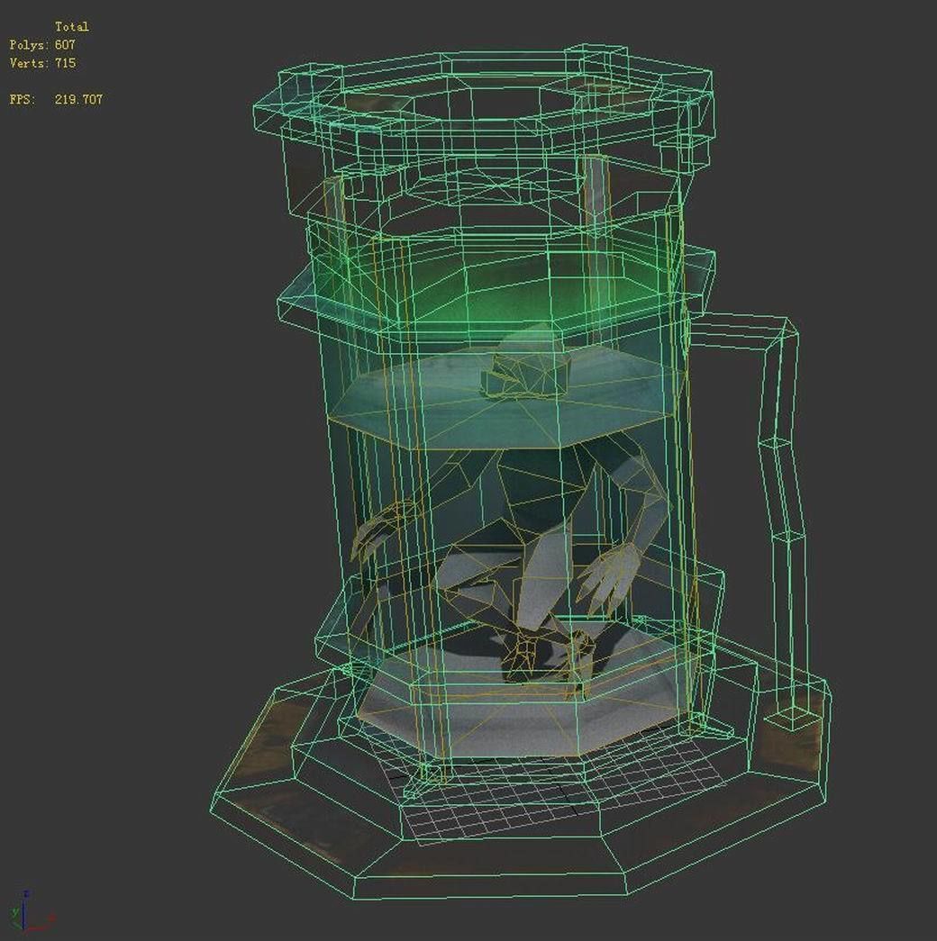 Church Hospital - Specimen Container 02 3D model_8