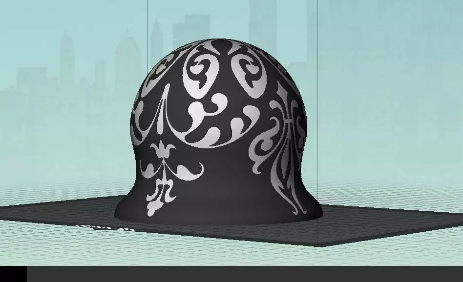 Filigree Lamp Shade - Dual Free 3D print model