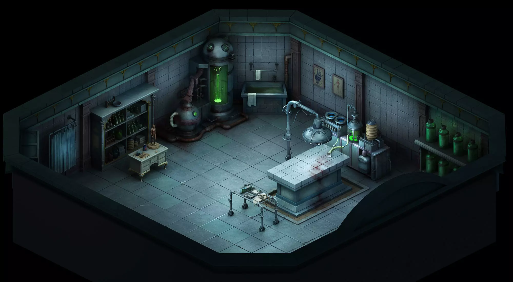 Church Hospital - Operating Room 01 3D model_0