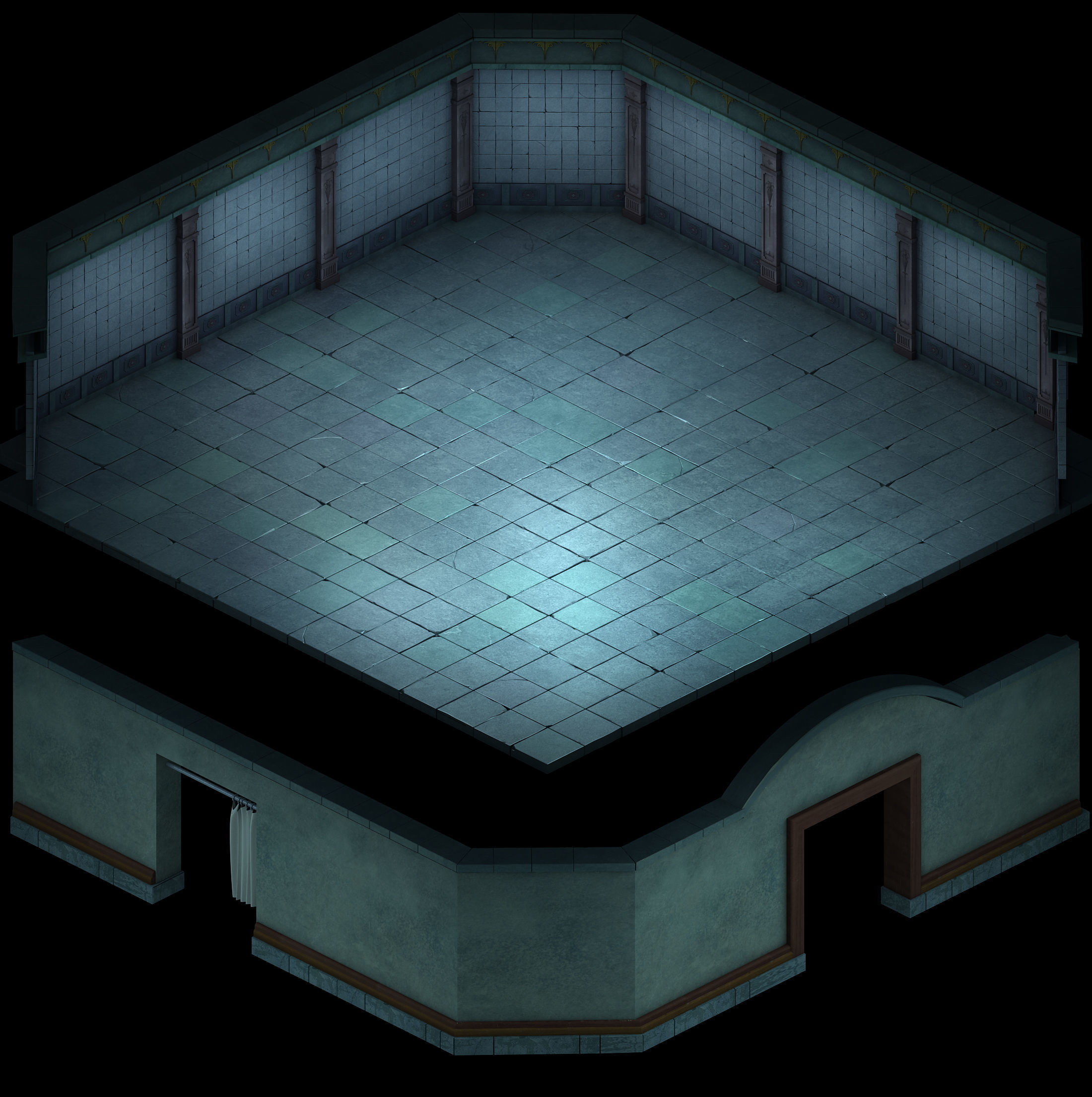 Church Hospital - Operating Room 01 3D model_2