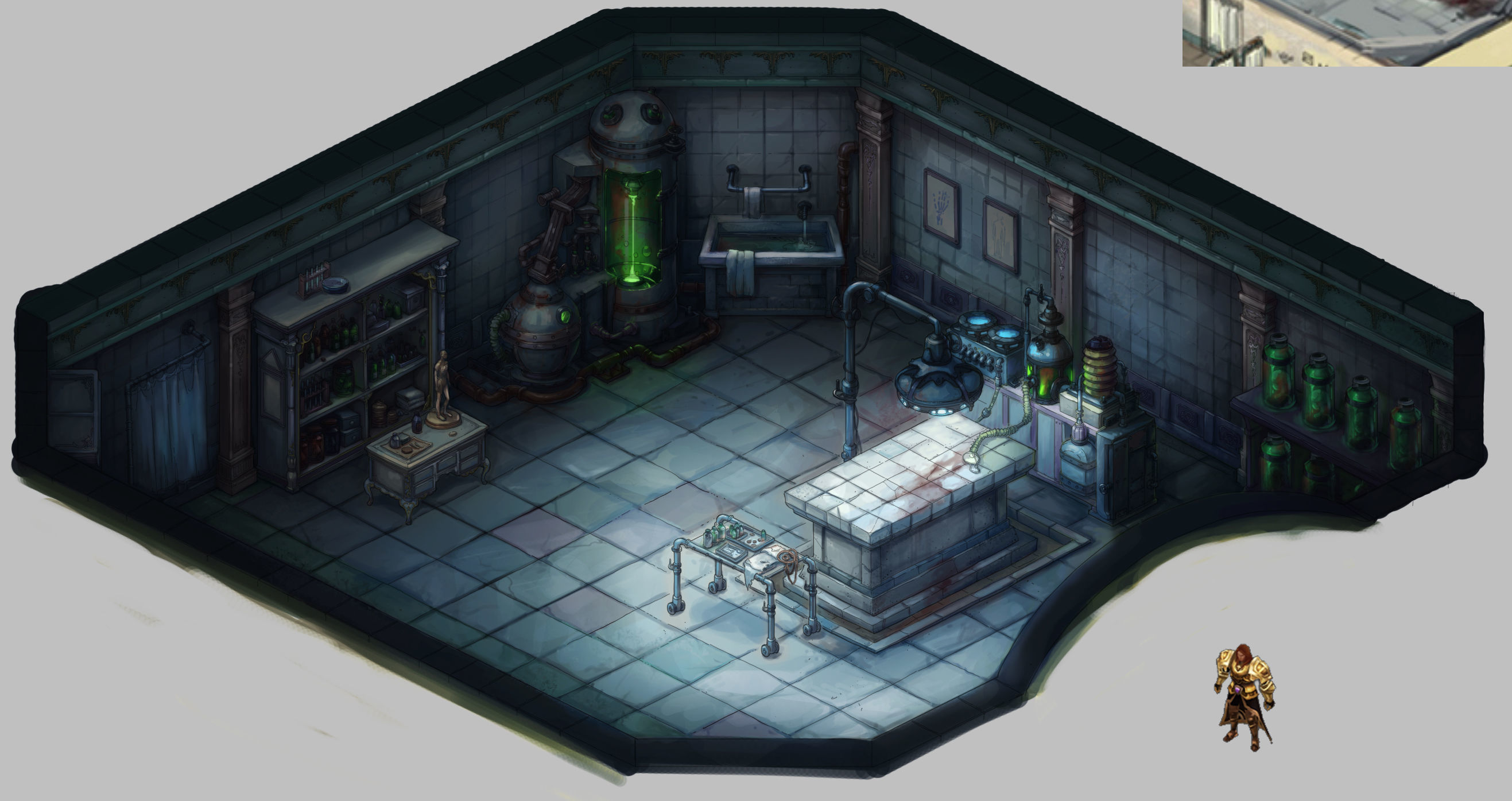 Church Hospital - Operating Room 01 3D model_3