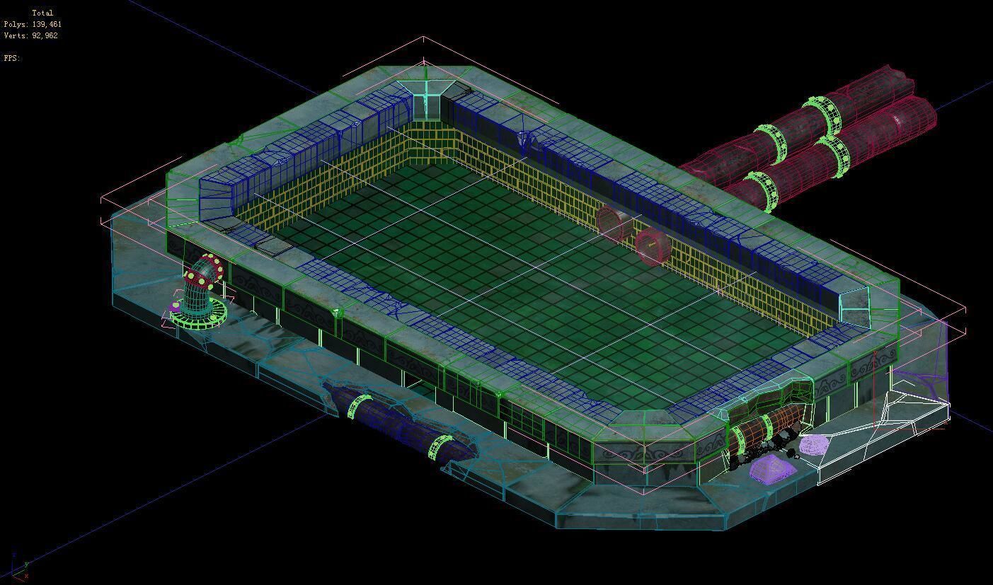 Church Hospital - Pool 01 3D model_6