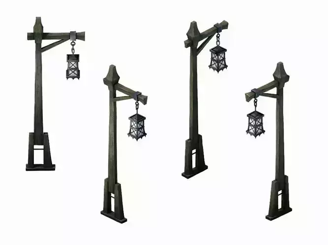 Howling Highlands - lights - wooden bar 01