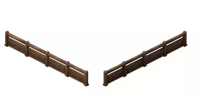 Horse racing area - wooden bar 02