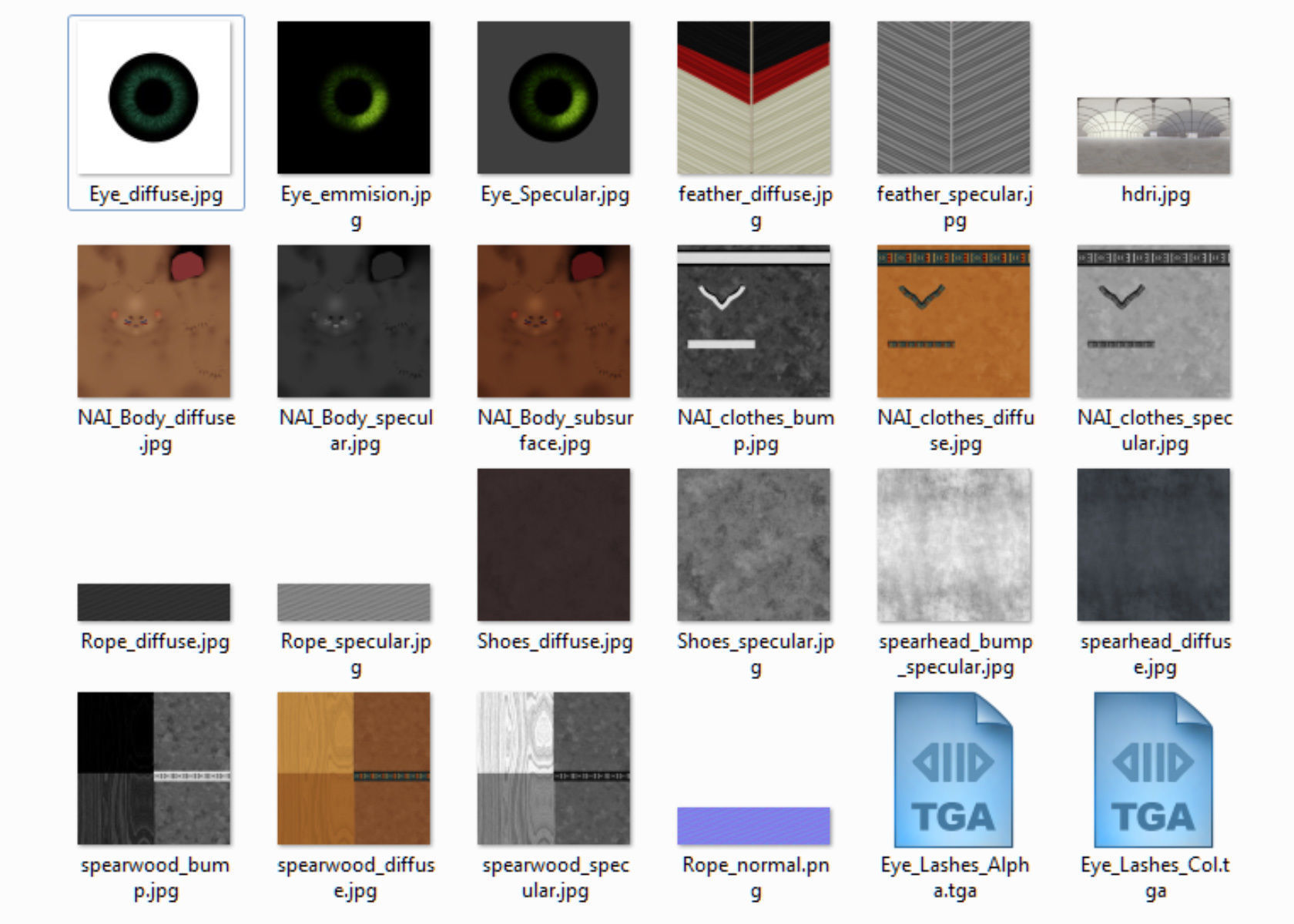 Cartoon Native American Indian Red Indian 3d Model Rigged 3D model_24