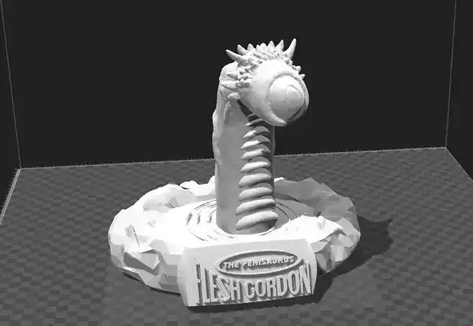 Flesh Gordon Penisauruses ソフビ マーミット PENISAURUS from the 1974 movie parody FLESH GORDON 3D model