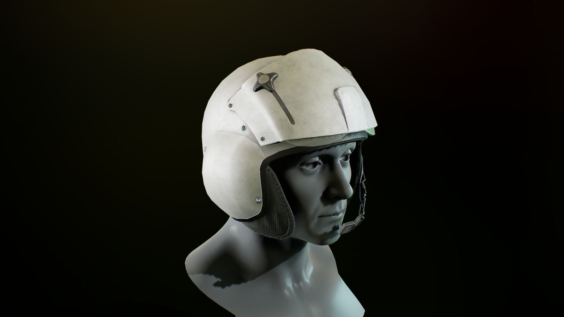 Gentex SPH 5  helmet Low-poly 3D model_10