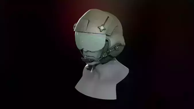 Gentex SPH 5  helmet Low-poly 3D model