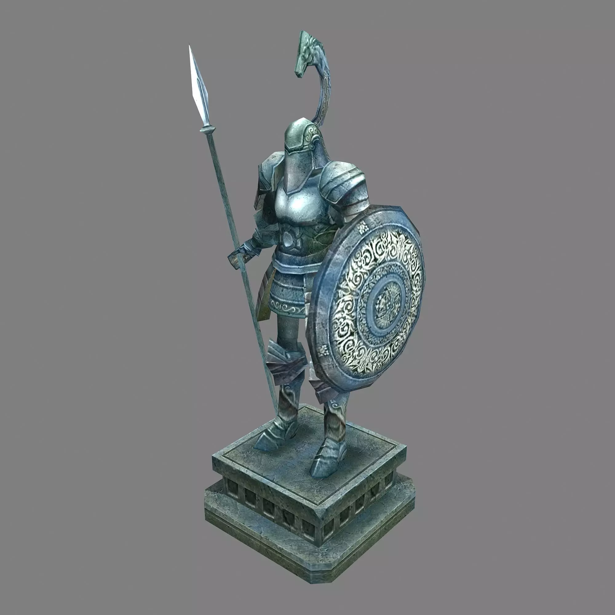 Vampire City - Corridor Armor 01 3D model_0