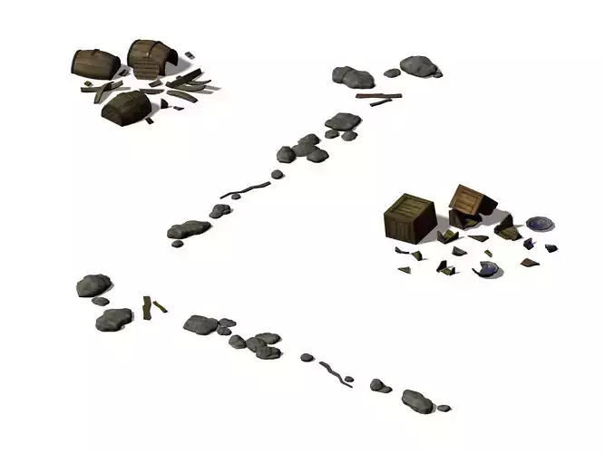 Vampire - Casket wooden box stone fragments