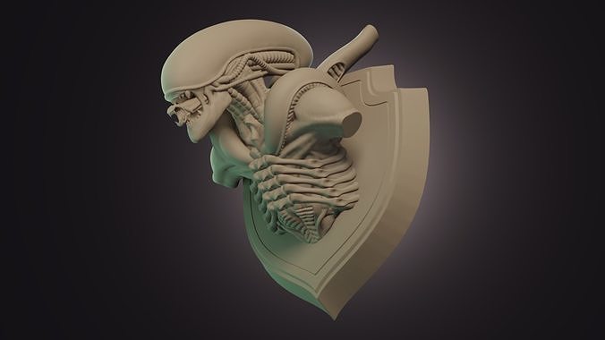 Xenomorph Trophy 3D print model