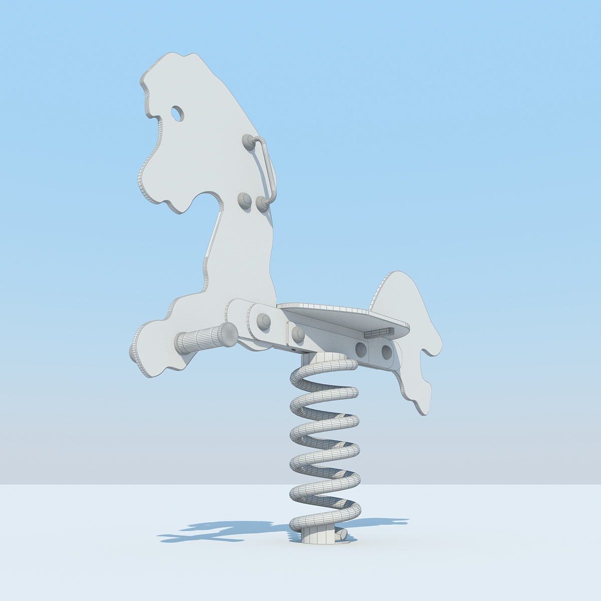 Springtoy Horse MAX 2011 3D model_7