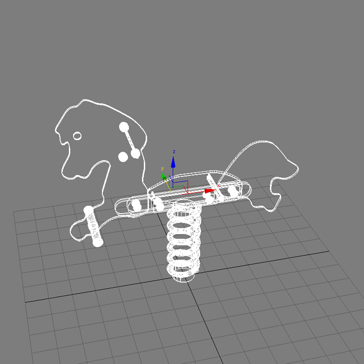 Springtoy Horse MAX 2011 3D model_6