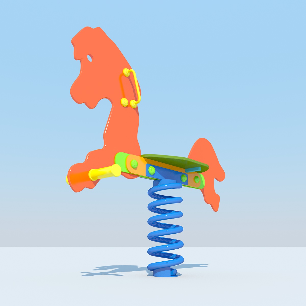 Springtoy Horse MAX 2011 3D model_3