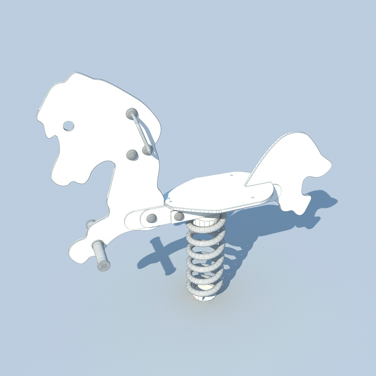 Springtoy Horse MAX 2011 3D model_5