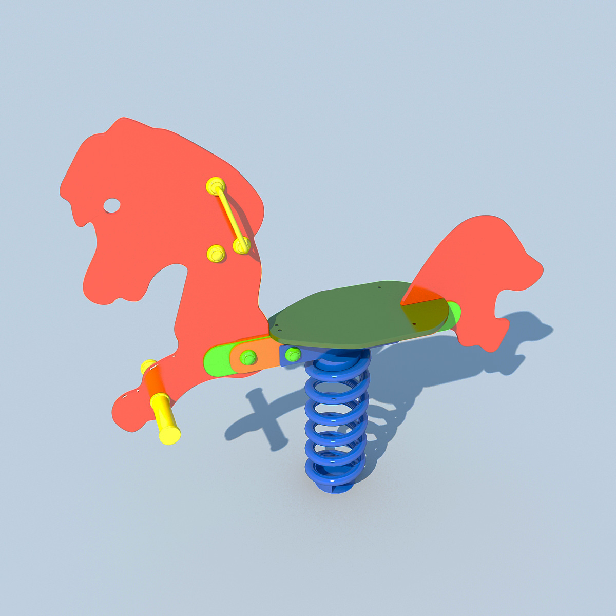 Springtoy Horse MAX 2011 3D model_1