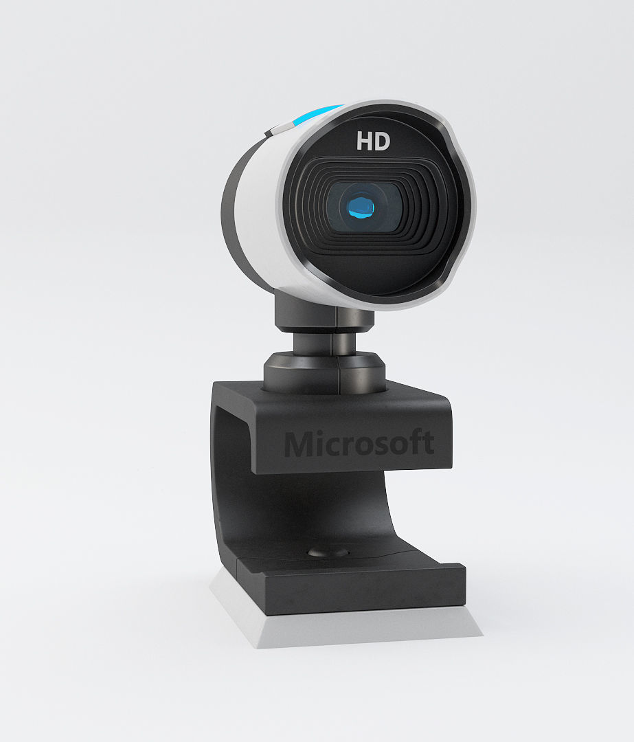 lifecam microsoft webcam Low-poly 3D model_1