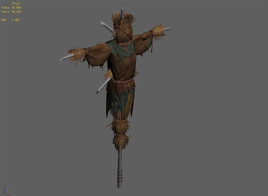 Vampire Sinat - Scarecrow 031 3D model_4