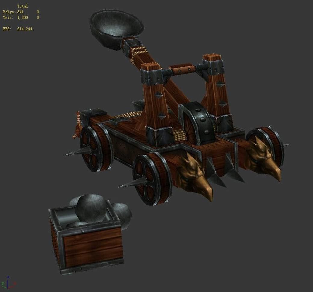 Vampire - Ranger Catapults 01 3D model_5