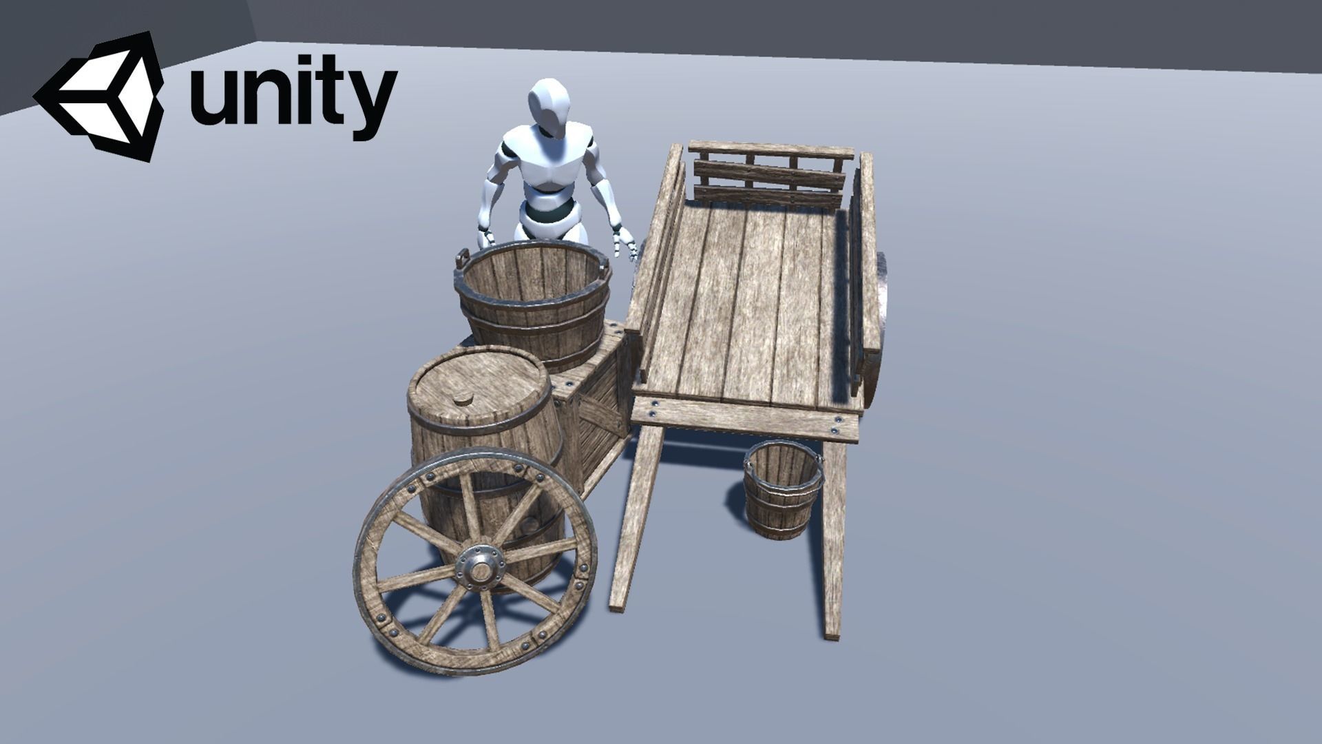 Simple Medieval Props Low-poly 3D model_6