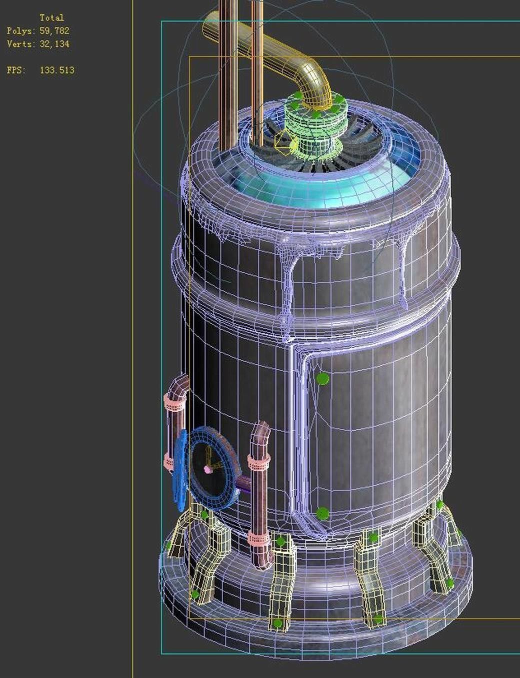 Wicked Creature - Chemical Storage Tanks 01 3D model_5