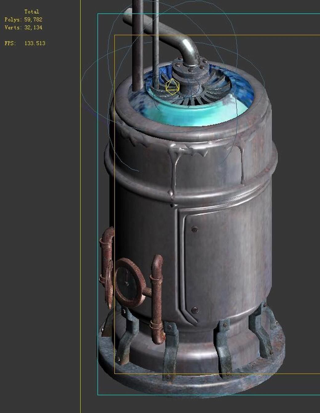 Wicked Creature - Chemical Storage Tanks 01 3D model_4